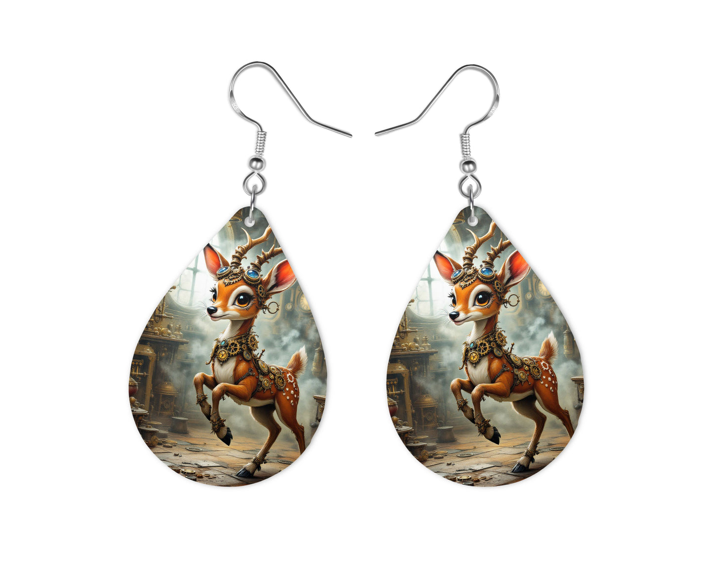 Bambi - Personnalisation | Steampunk Personnalisation Disney Shop | Anylem Beauty Boucle d’oreilles