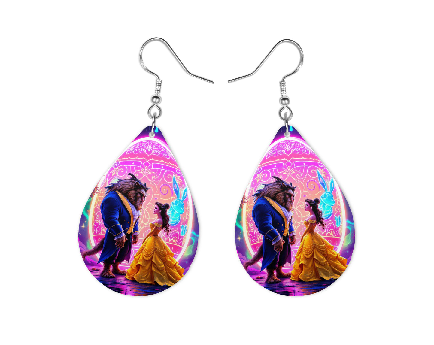 Belle & la Bête - Personnalisation | Pâques Personnalisation Disney Shop | Anylem Beauty Boucle d’oreilles
