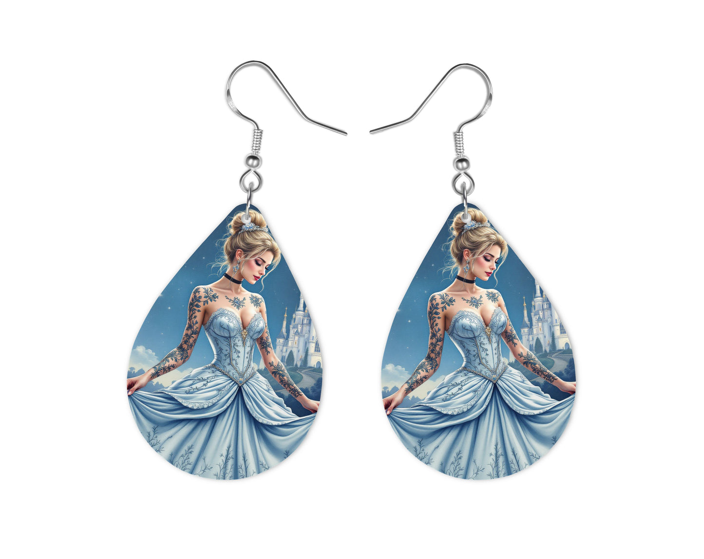 Cendrillon - Personnalisation | Tatouages Personnalisation Disney Shop | Anylem Beauty Boucle d’oreilles
