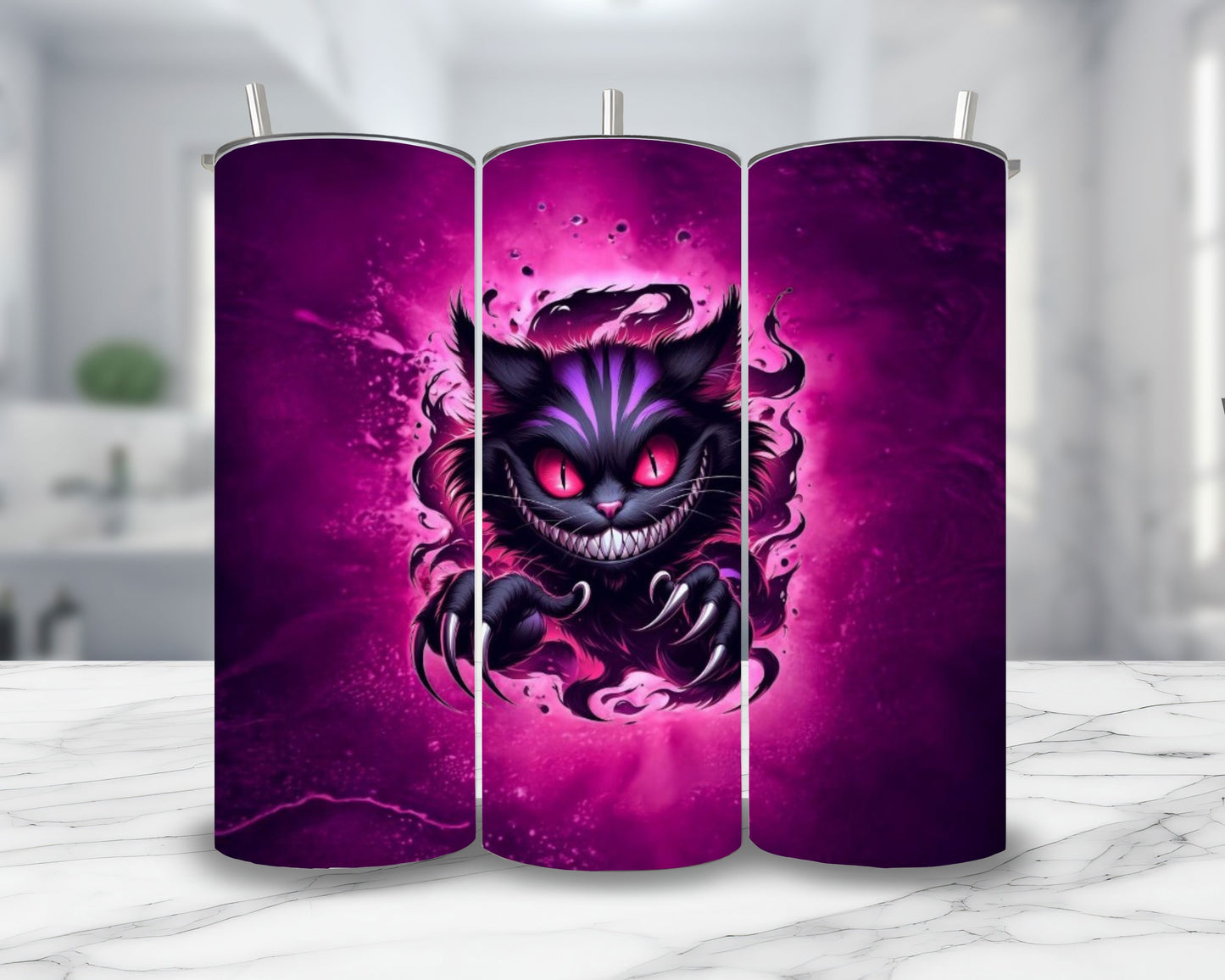 Cheschire - Thermos en acier inoxydable 600ml Thermos inoxydable Disney Shop | Anylem Beauty