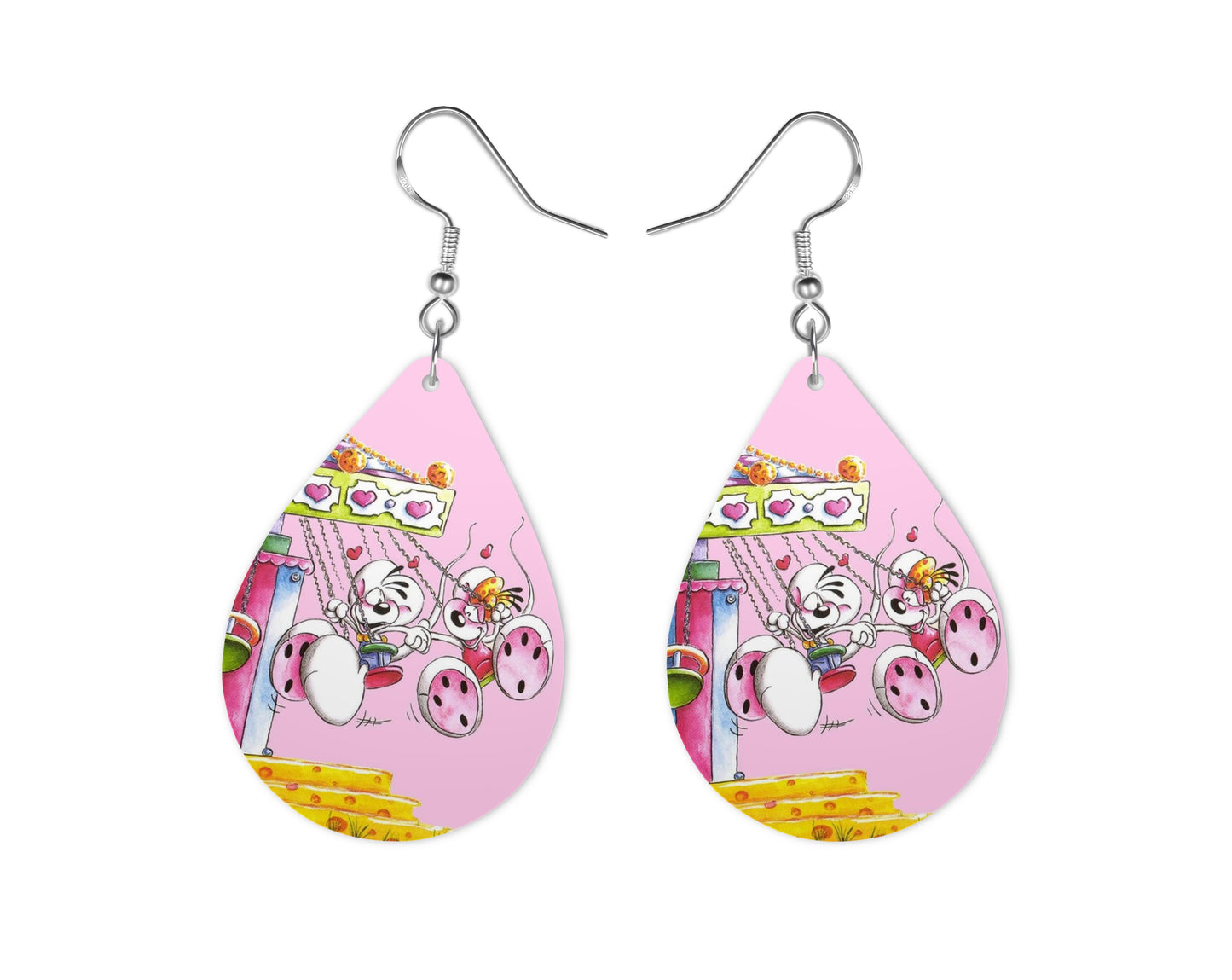 Diddl & Diddlina- Personnalisation | Balançoire Personnalisation Disney Shop | Anylem Beauty Boucle d’oreilles