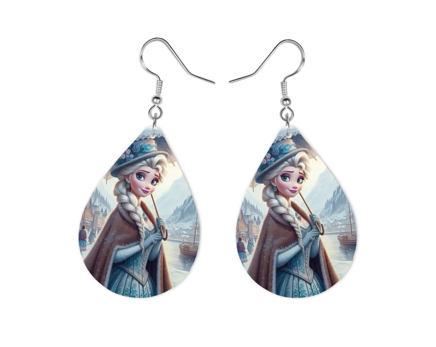 Elsa - Personnalisation | Années 20 Personnalisation Disney Shop | Anylem Beauty Boucle d’oreilles