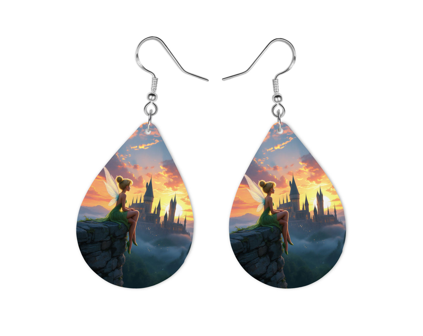 Fée Clochette à Poudlard - Personnalisation | Couché de soleil Personnalisation Disney Shop | Anylem Beauty Boucle d’oreilles