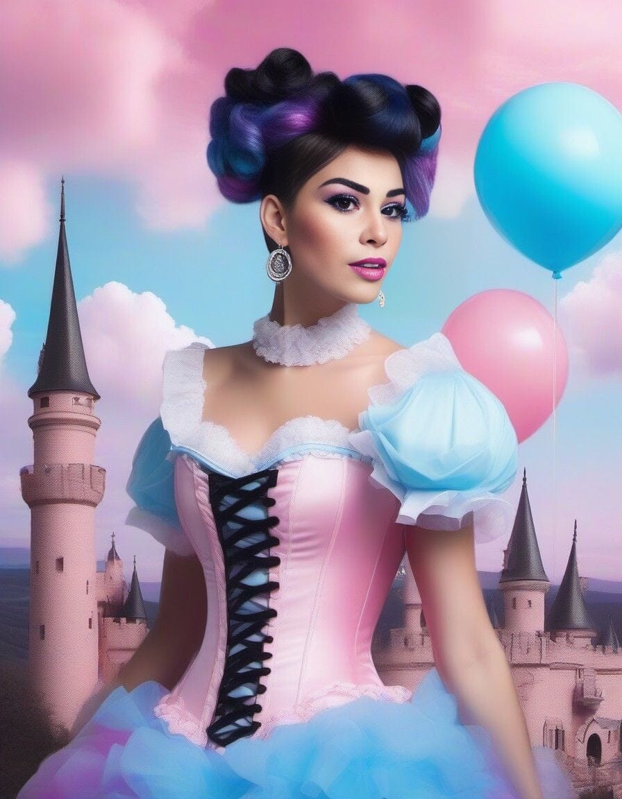 Thème Candy - Cadre IA A4 Cadres photo Anylem Beauty