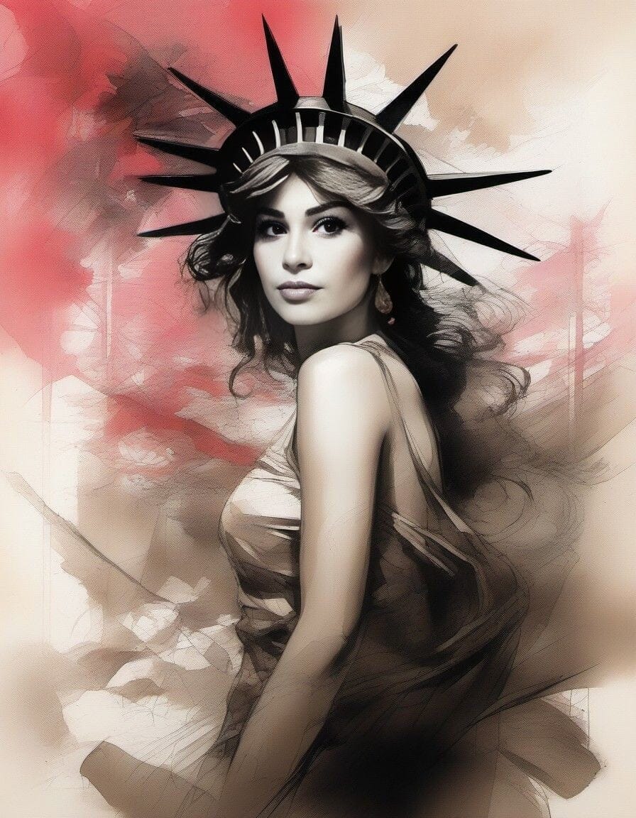 Thème Liberté - Cadre IA A4 Cadres photo Anylem Beauty