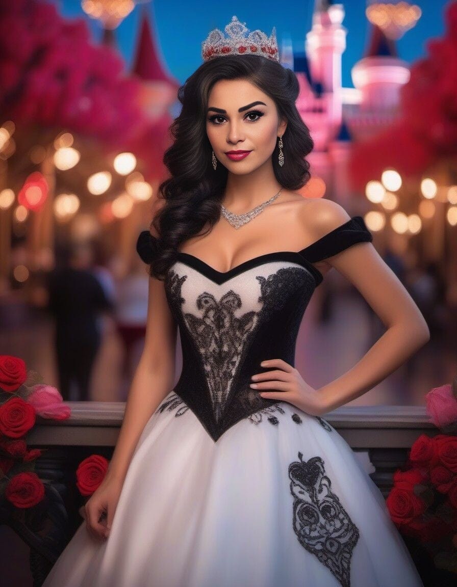 Thème Mariage de Princesse - Cadre IA A4 Cadres photo Anylem Beauty