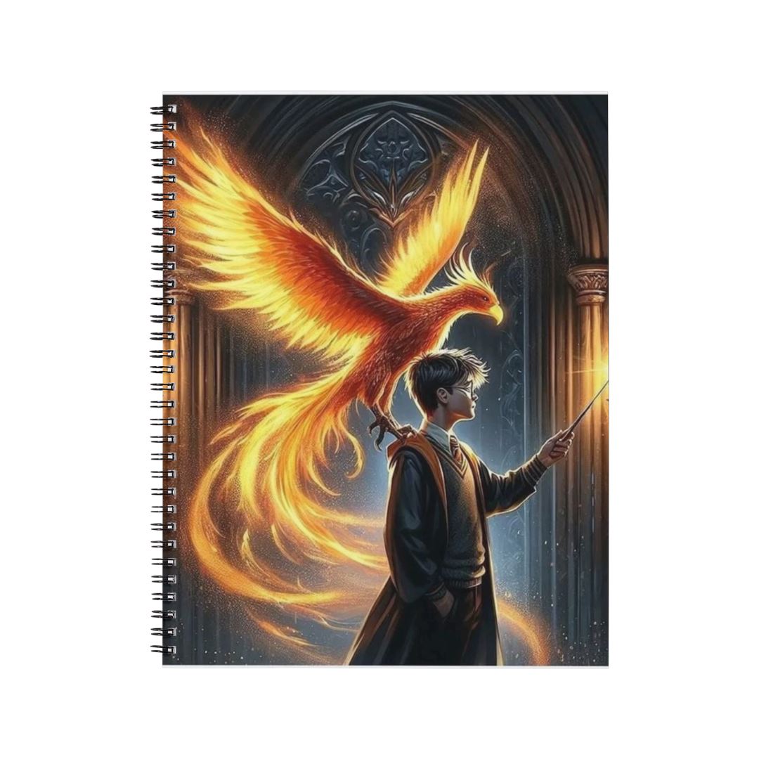 Harry Potter - Carnet spirale A5 | Phœnix Carnets et bloc-notes Disney Shop | Anylem Beauty