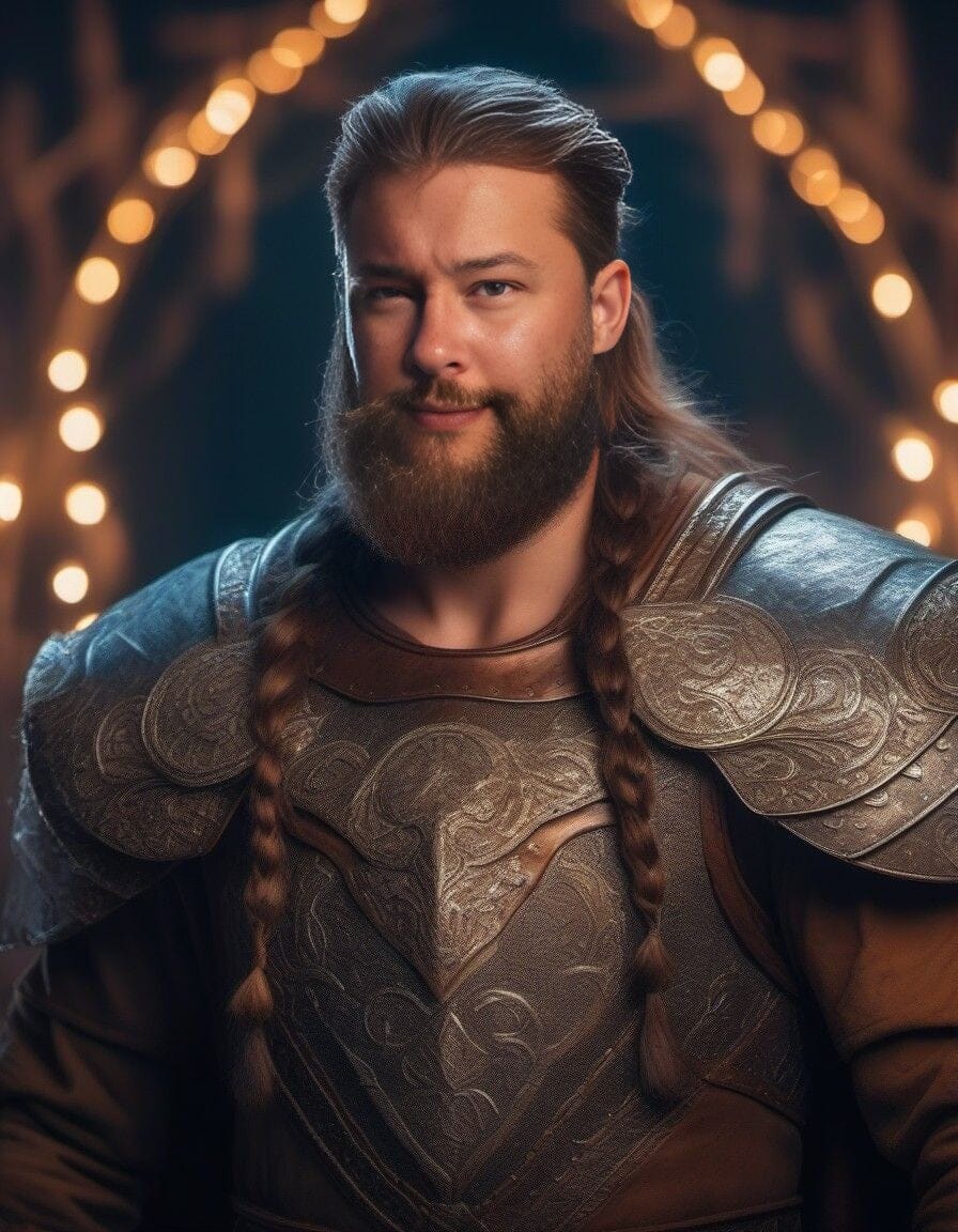 Thème Viking - Cadre IA HOMME A4 Cadres photo Anylem Beauty