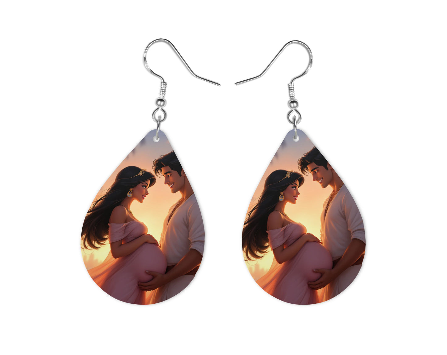 Jasmine x Aladdin - Personnalisation | Grossesse Personnalisation Disney Shop | Anylem Beauty Boucle d’oreilles