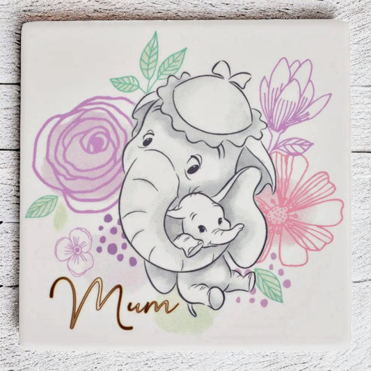 Disney - Lot de 2 Dessous de Verre Céramiques Arts de la Table WIDDOP and Co. Dumbo - Maman