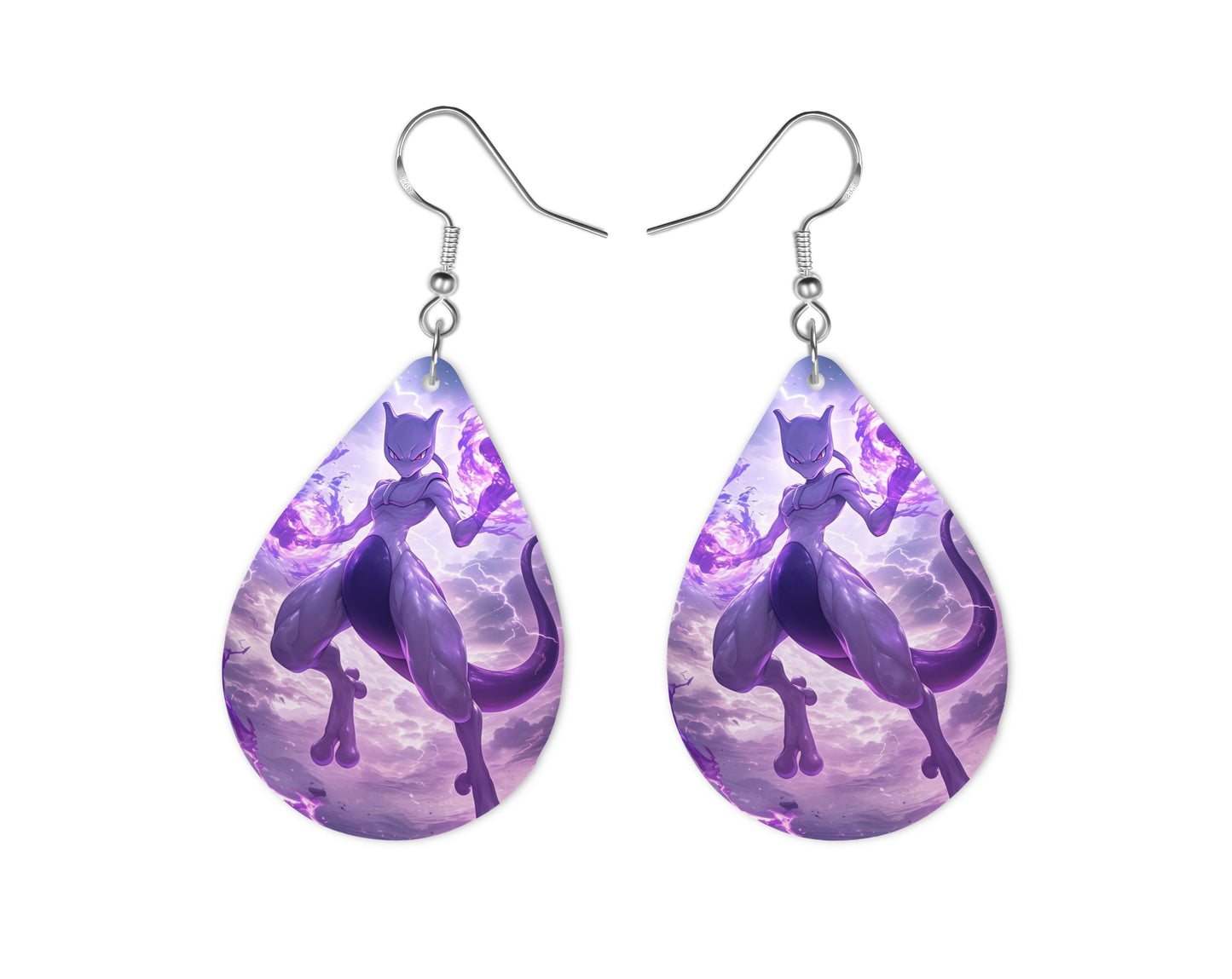Mewtwo - Personnalisation | Darkness Personnalisation Disney Shop | Anylem Beauty Boucle d’oreilles