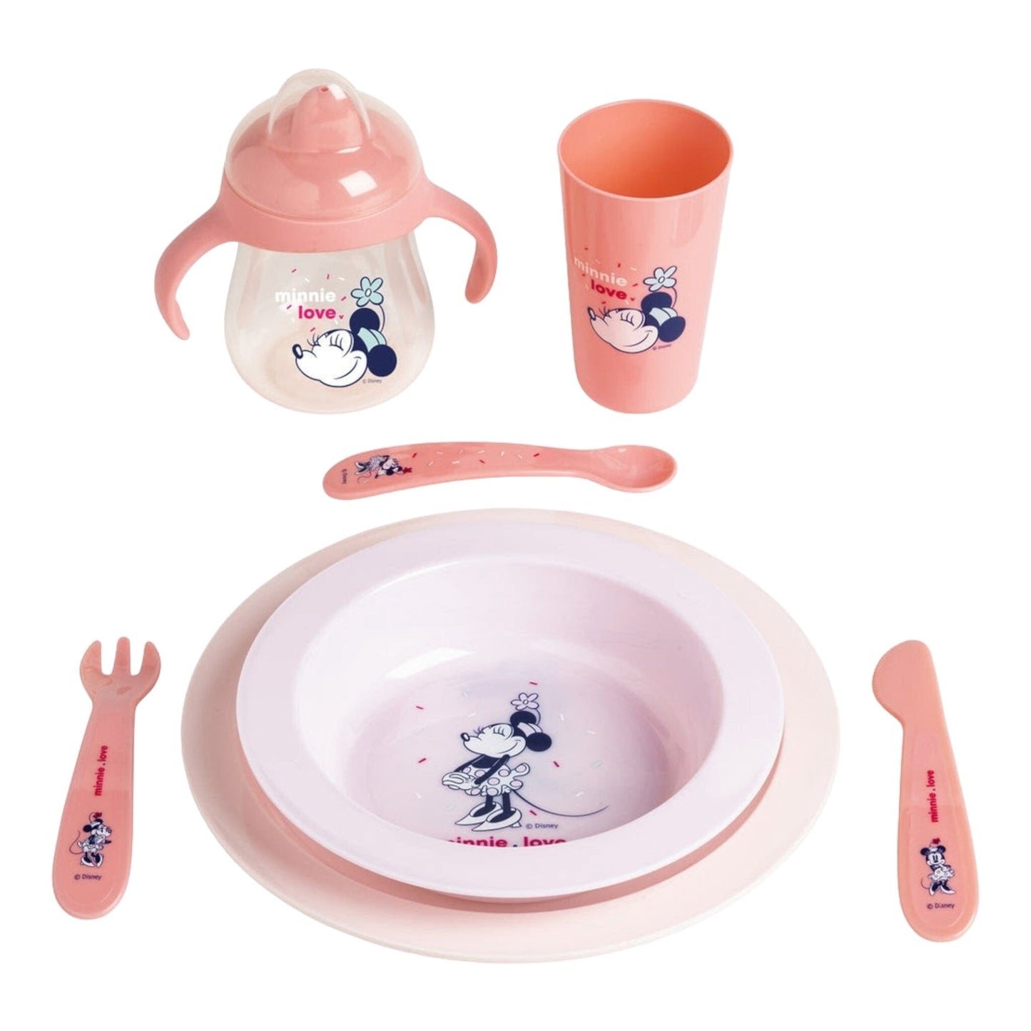 Bébé Minnie - Couverts BPA x3 Bébés et tout-petits Baby Calin