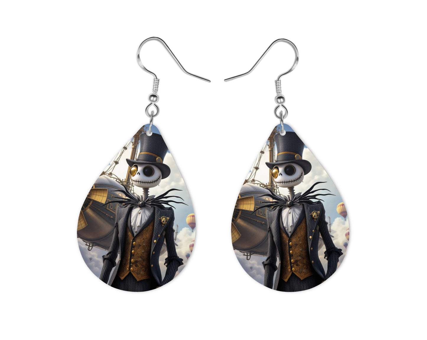 Mr Jack - Personnalisation | Steampunk Personnalisation Disney Shop | Anylem Beauty Boucle d’oreilles