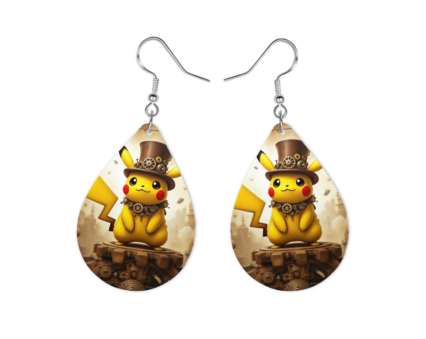 Pikachu - Personnalisation | Steampunk Personnalisation Disney Shop | Anylem Beauty Boucle d’oreilles