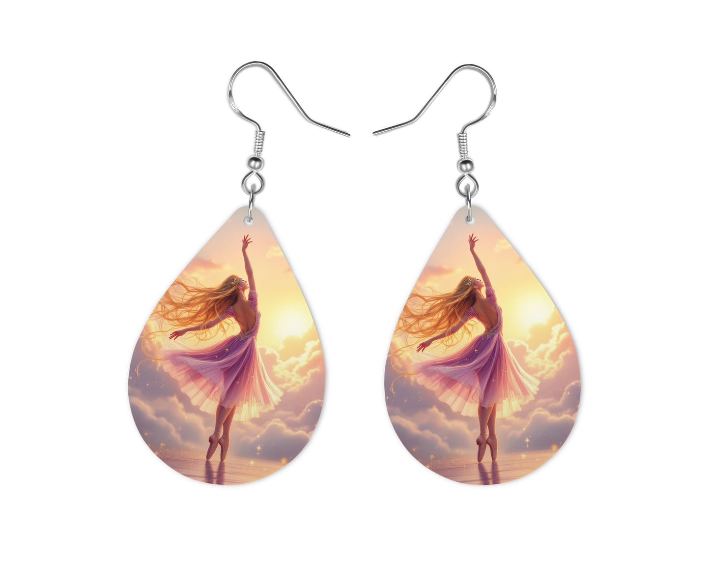 Raiponce - Personnalisation | Danseuse Personnalisation Disney Shop | Anylem Beauty Boucle d’oreilles