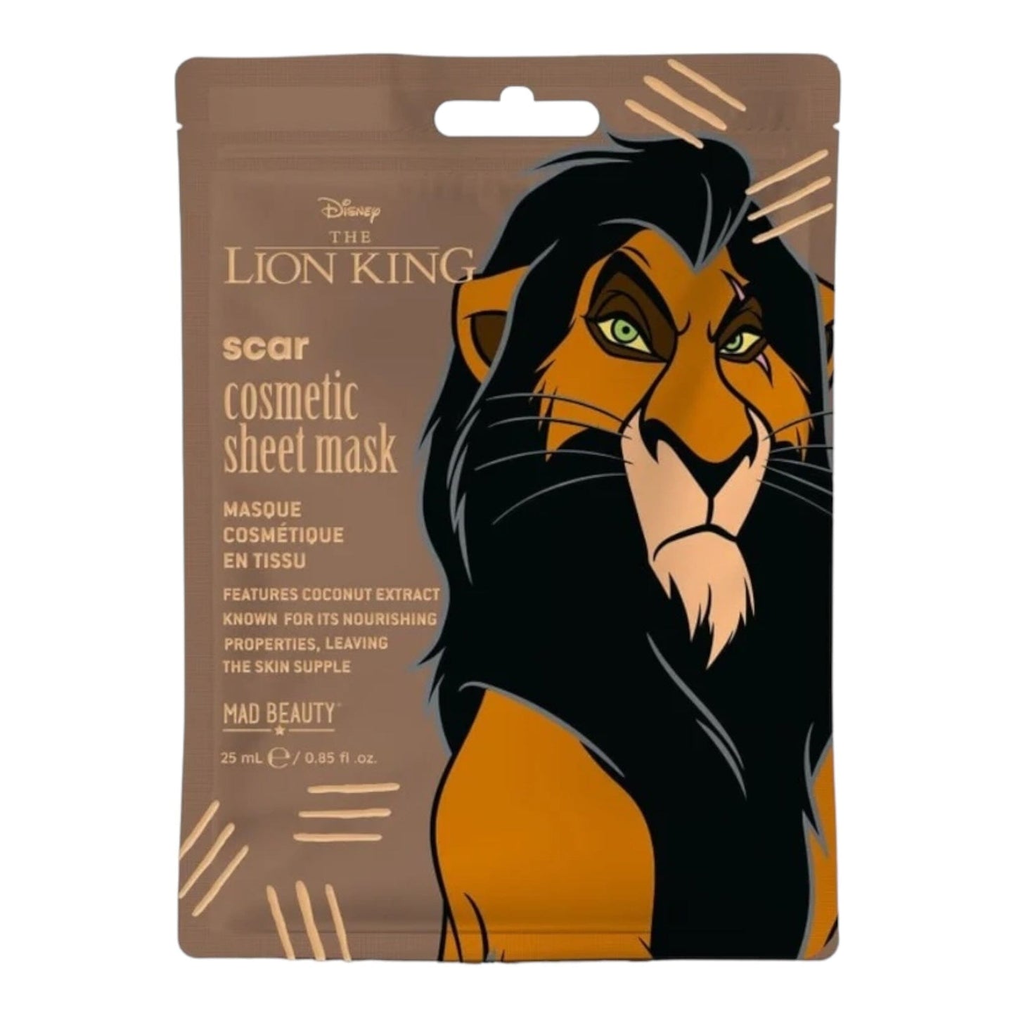 Roi Lion - Masque Visage Scar Masques Visage Mad Beauty