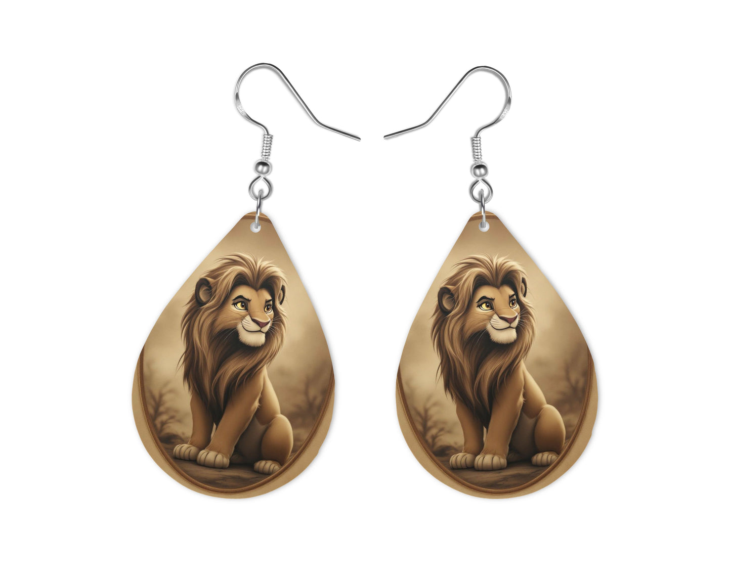 Roi Lion - Personnalisation | Vintage Personnalisation Disney Shop | Anylem Beauty Boucle d’oreilles
