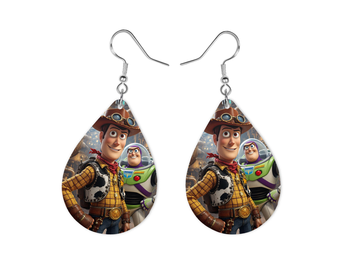 Toy Story - Personnalisation | Steampunk Personnalisation Disney Shop | Anylem Beauty Boucle d’oreilles