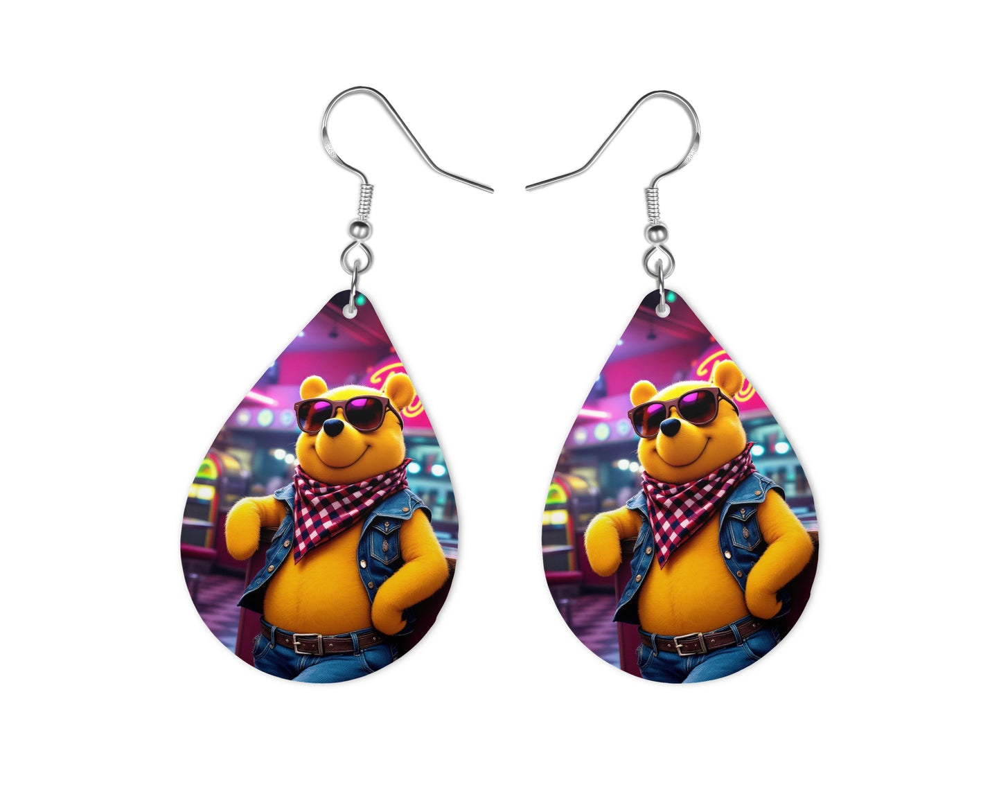 Winnie - Personnalisation | Rockabilly Personnalisation Disney Shop | Anylem Beauty Boucle d’oreilles