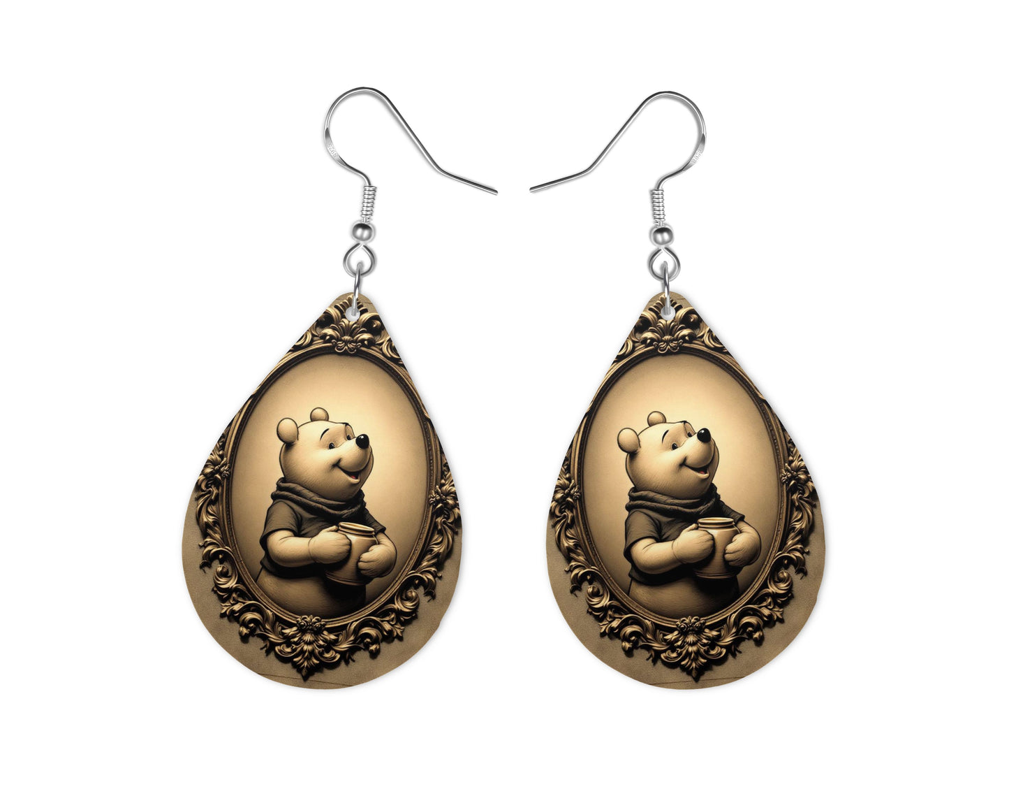 Winnie - Personnalisation | Vintage Personnalisation Disney Shop | Anylem Beauty Boucle d’oreilles