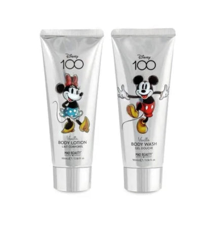 100th - Coffret Soins Mickey & Minnie Coffrets cadeaux pour le bain et le corps Mad Beauty 