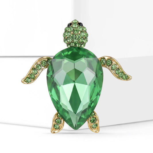 Broche - Tortue diamant