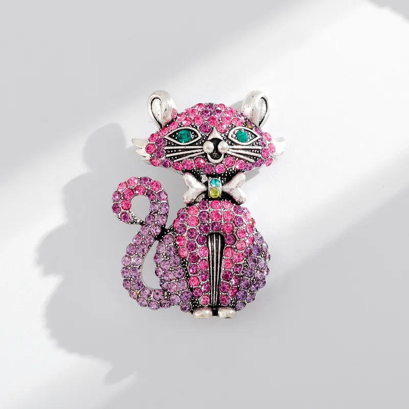Broche - Chat en alliage