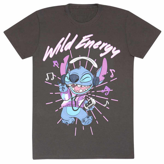 Stitch - T-shirt noir [ Différentes tailles