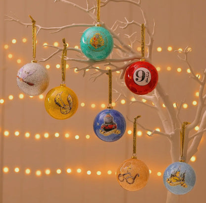 PRE COMMANDE Décoration - Lot de 7 boules Harry Potter