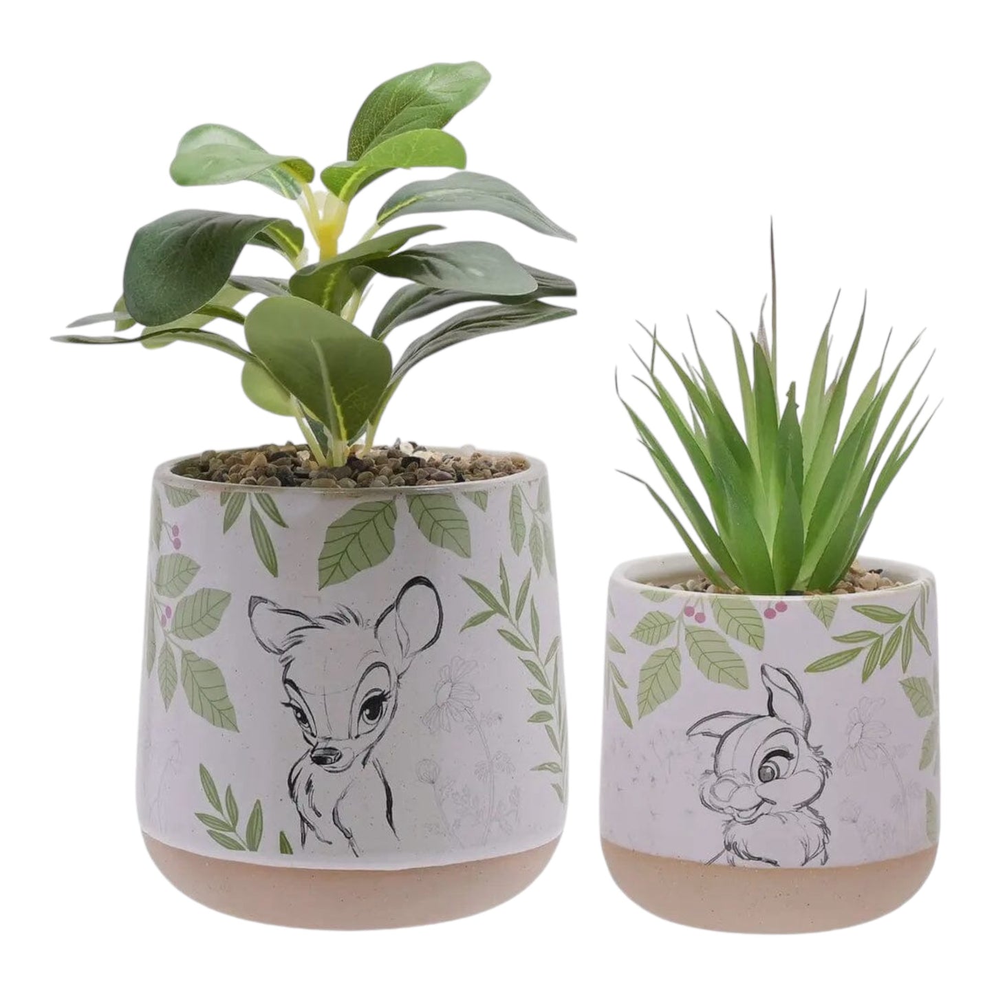 Bambi - Lot de 2 jardinières