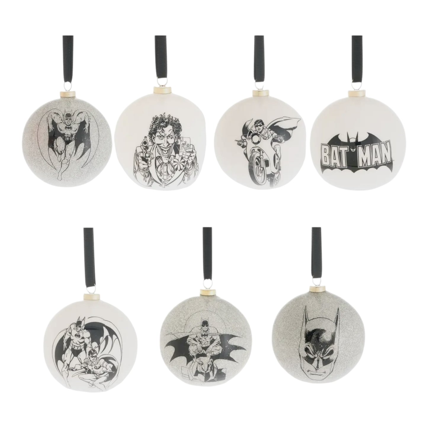 Batman - Lot de 7 boules de Noel