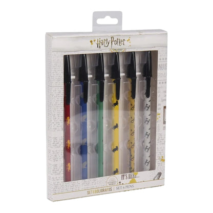 PRE COMMANDE Papeterie - Lot de 6 stylos Harry Potter