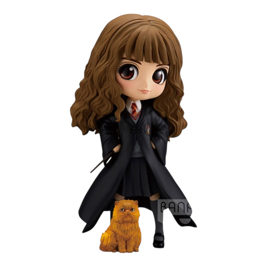 PRE COMMANDE Figurine - QPosket Harry Potter / Hermione avec son chat 14cm