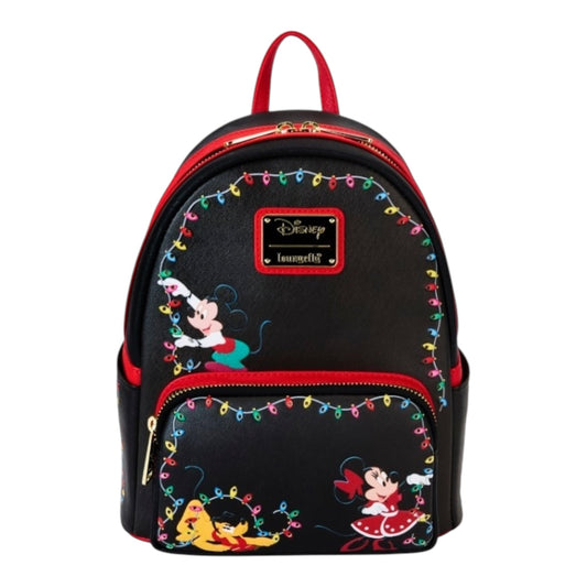 PRE COMMANDE Loungefly - Sac à dos Mickey & Friends Noël