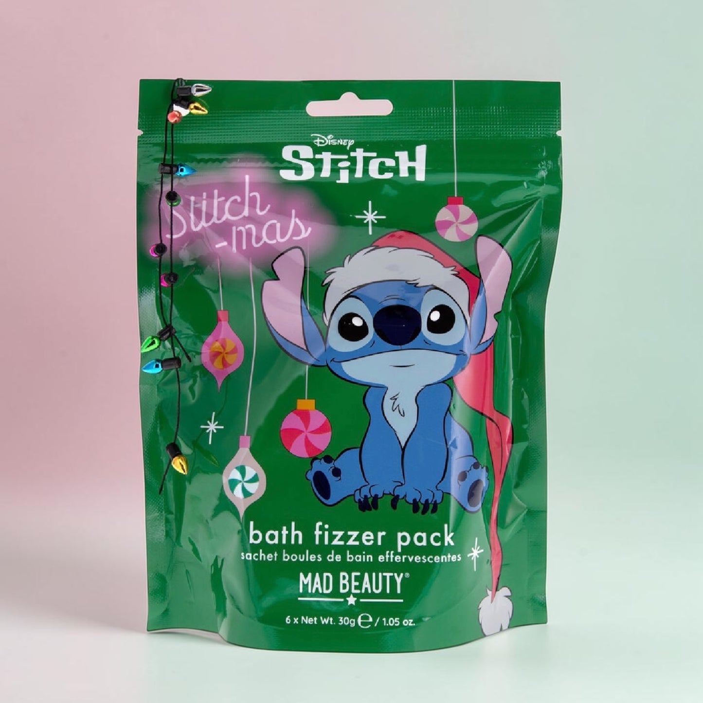 Stitch - Boules de bain Christmas
