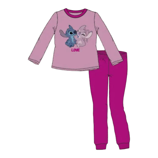 Stitch - Pyjama Manches Longues ENFANT Rose