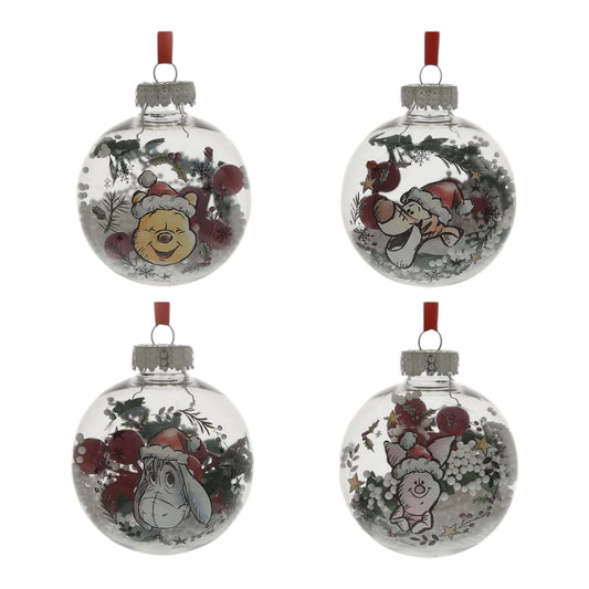 PRE COMMANDE Décoration - Lot de 4 boules Winnie