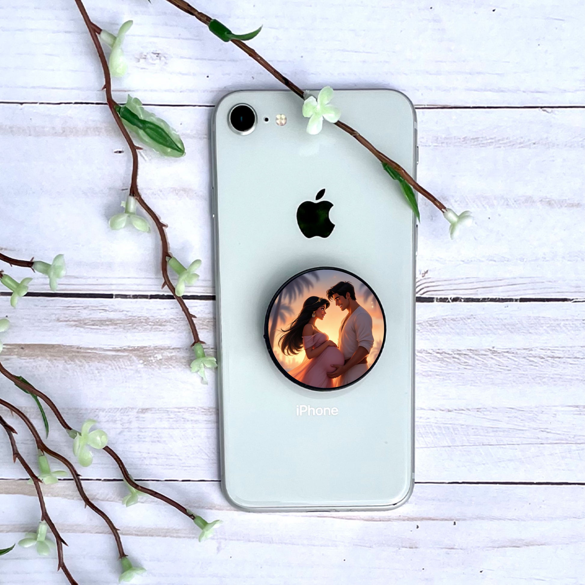 Aladdin & Jasmine - Phone Grip | Grossesse Phone Grip Disney Shop | Anylem Beauty 