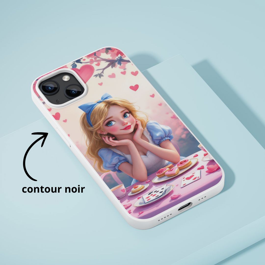 Alice - Coque de téléphone | St Valentin Coque de téléphone Disney Shop | Anylem Beauty 