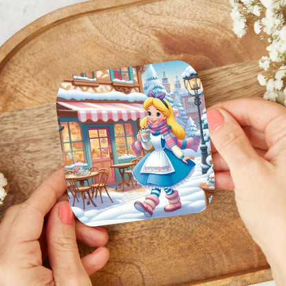 Alice - Dessous de verre | Hivernal Dessous de verres Disney Shop | Anylem Beauty 