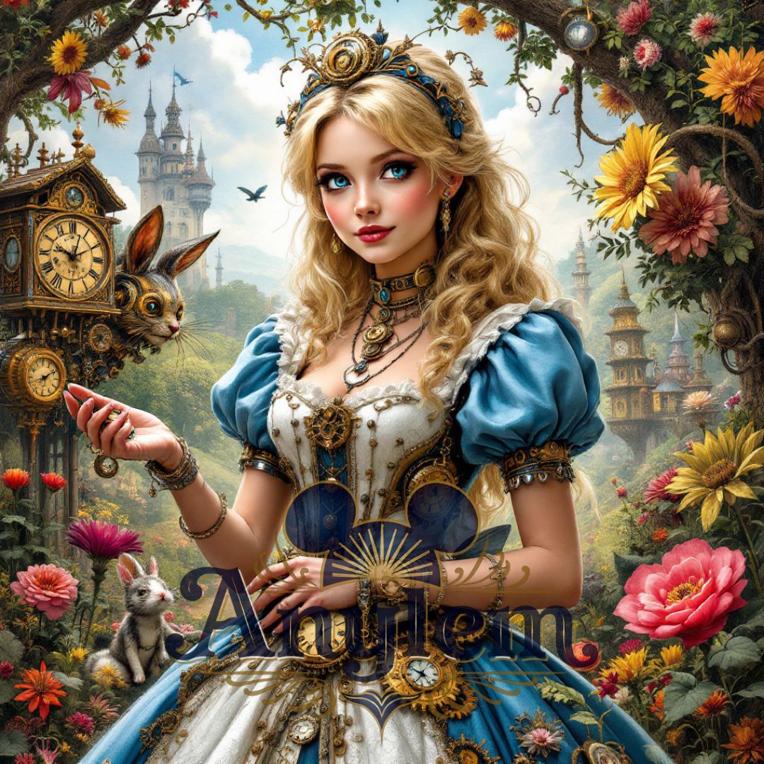 Alice - Personnalisation | Steampunk Personnalisation Disney Shop | Anylem Beauty 