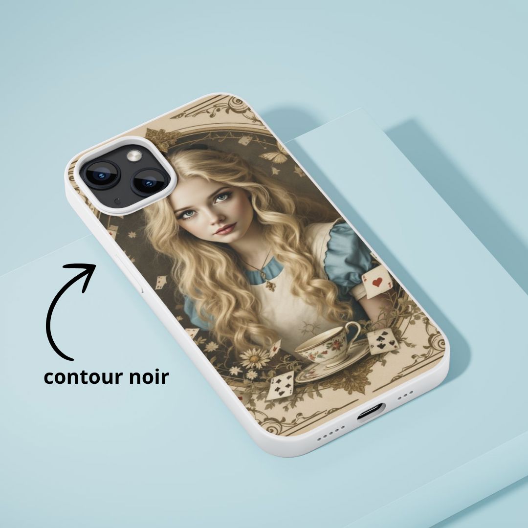 Alice - Personnalisation | Vintage Personnalisation Disney Shop | Anylem Beauty Coque de téléphone 