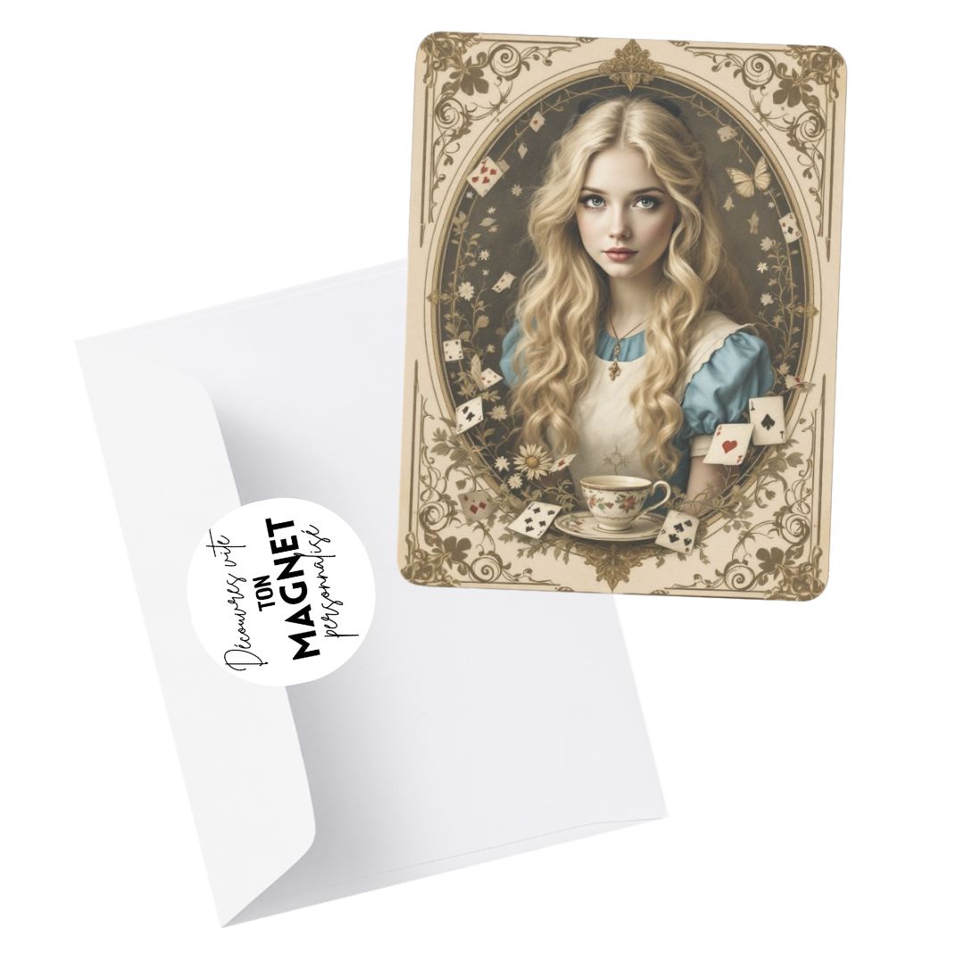 Alice - Personnalisation | Vintage Personnalisation Disney Shop | Anylem Beauty Magnet 