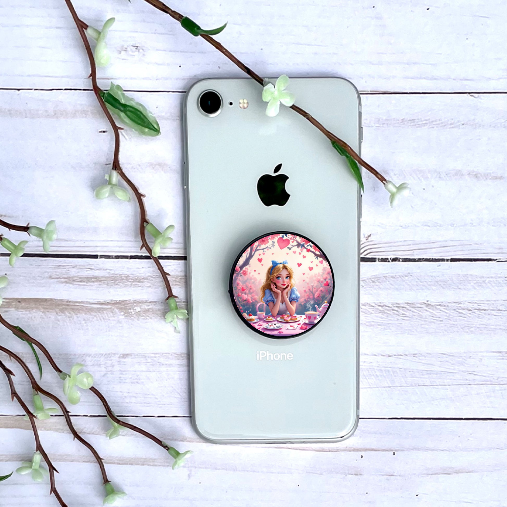 Alice - Phone Grip | St Valentin Phone Grip Disney Shop | Anylem Beauty 