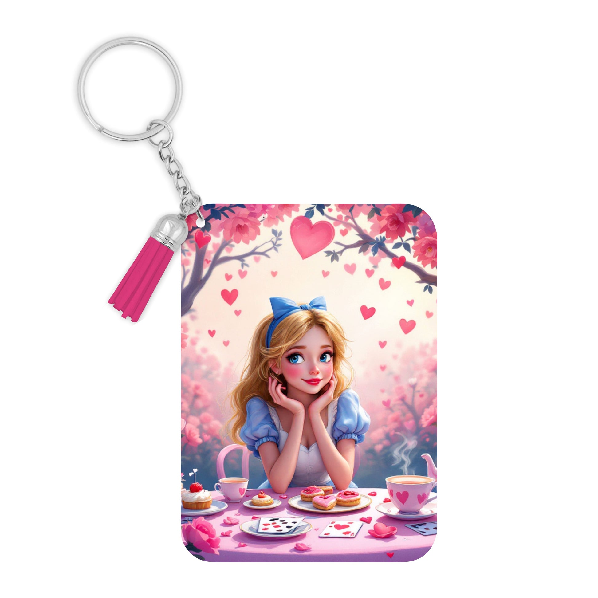 Alice - Porte Clé avec prénom | St Valentin Porte-clés Disney Shop | Anylem Beauty 