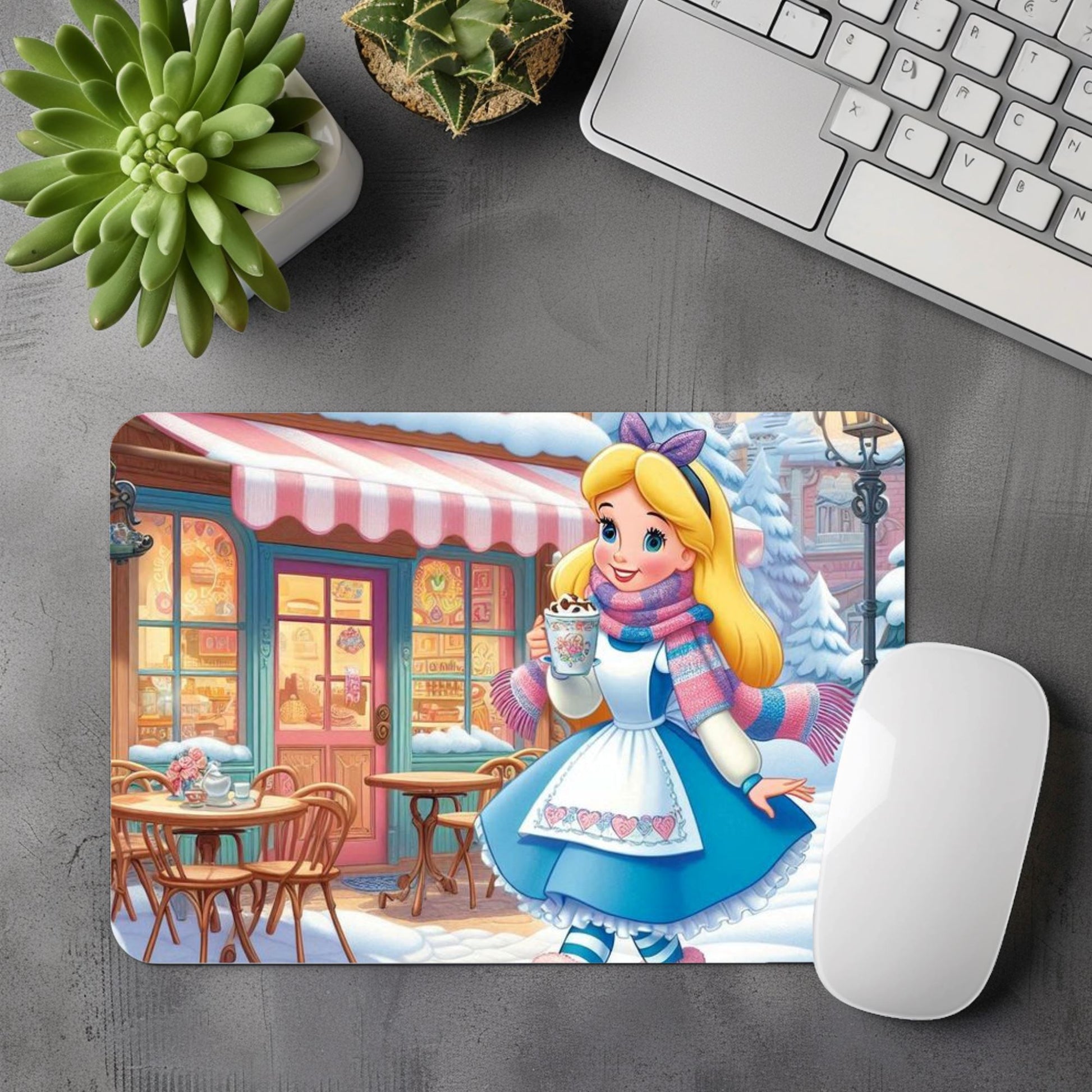 Alice - Tapis de souris | Hivernal Tapis de souris Disney Shop | Anylem Beauty 