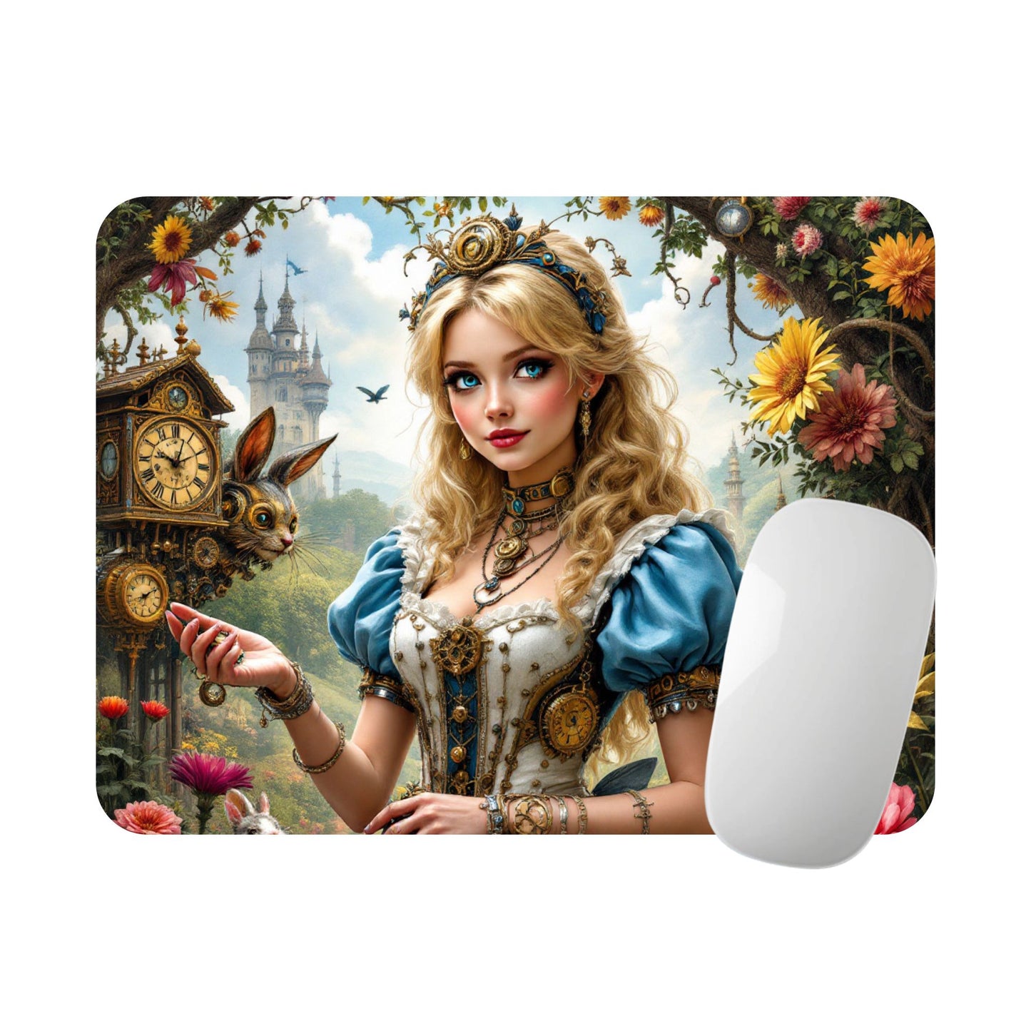 Alice - Tapis de souris | Steampunk Tapis de souris Disney Shop | Anylem Beauty 