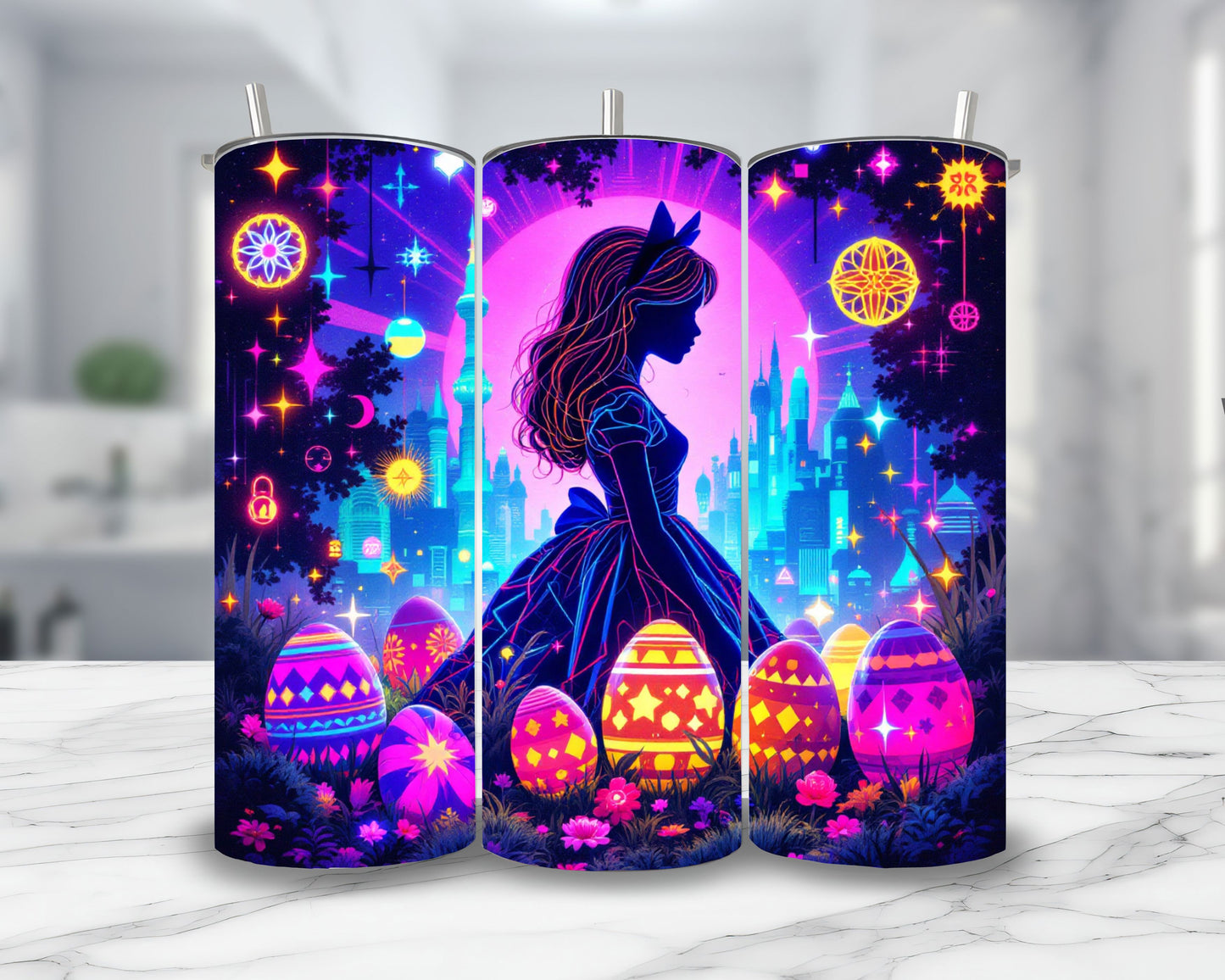 Alice - Thermos en acier inoxydable 600ml | Pâques Thermos inoxydable Disney Shop | Anylem Beauty 