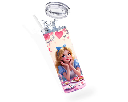 Alice - Thermos en acier inoxydable 600ml | St Valentin Thermos inoxydable Disney Shop | Anylem Beauty 