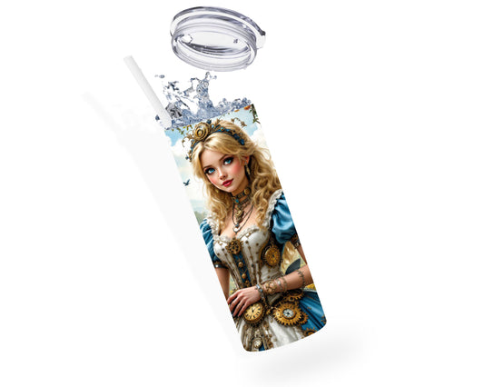 Alice - Thermos en acier inoxydable 600ml | Steampunk Thermos inoxydable Disney Shop | Anylem Beauty 